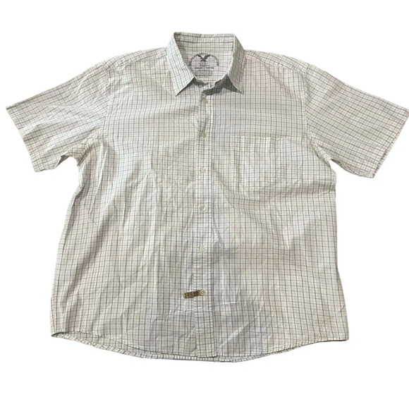 Vintage American Eagle Men's Standard & Tradition Plaid‎ Button Down Size XL - Picture 1 of 3